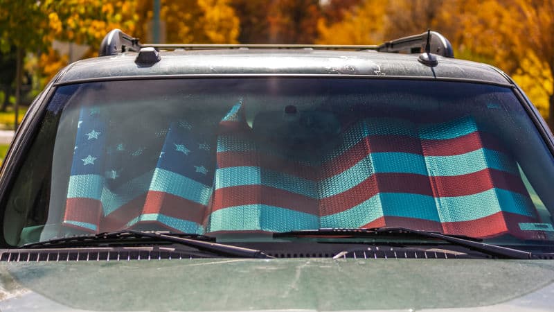 unique windshield sun shade