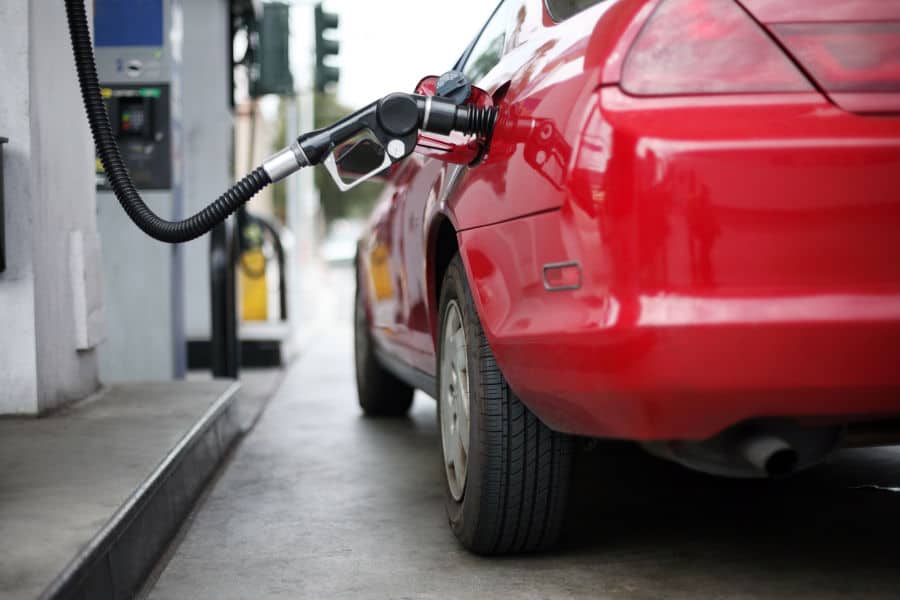 is pumping gas with car on dangerous