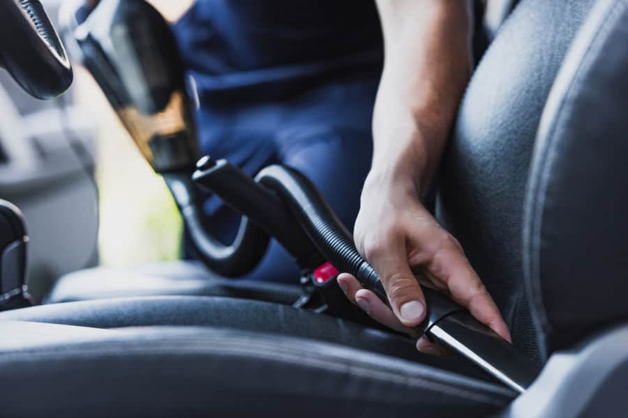 How to clean between car seats.