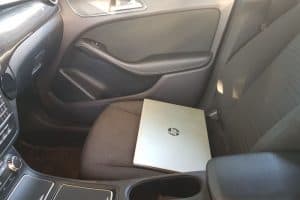 Precautions to keep your laptop cool in a hot car.